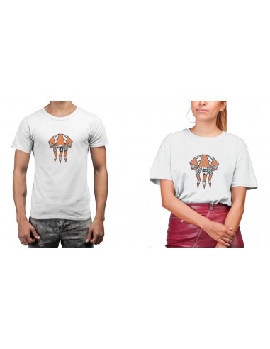 T-shirt ORIGAMI JELLYFISH POP ORANGE