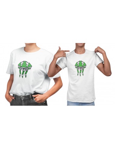 T-shirt ORIGAMI JELLYFISH POP GREEN