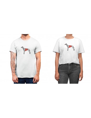 T-shirt ORIGAMI DOG GREYHOUND POP