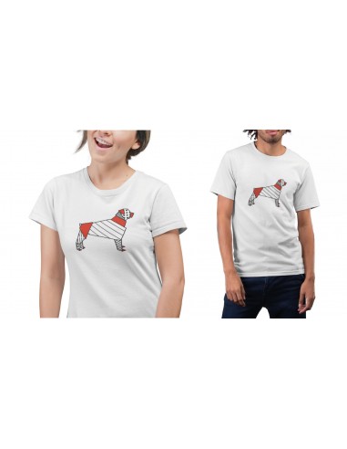 T-shirt ORIGAMI ROTTWEILER pop