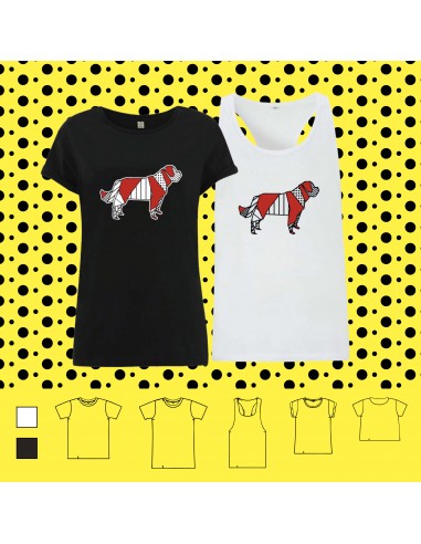 T-shirt ORIGAMI SAINT BERNARD POP