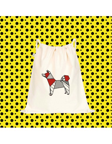 SHOPPER BAG ORIGAMI POP AKITA dog