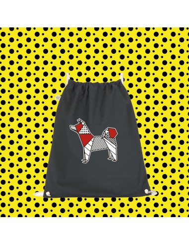 SHOPPER BAG ORIGAMI POP AKITA dog