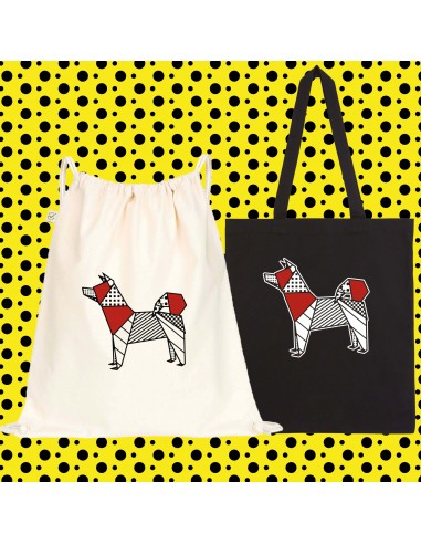 SHOPPER BAG borsa ORIGAMI pop AKITA cane