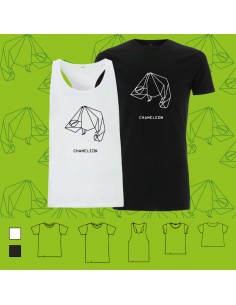 T-shirt ORIGAMI CHAMELEON...