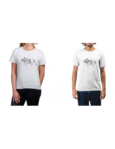 T-shirt ORIGAMI COW POP mucca