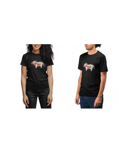 T-shirt ORIGAMI COW POP ORANGE