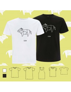 T-shirt ORIGAMI COW mucca