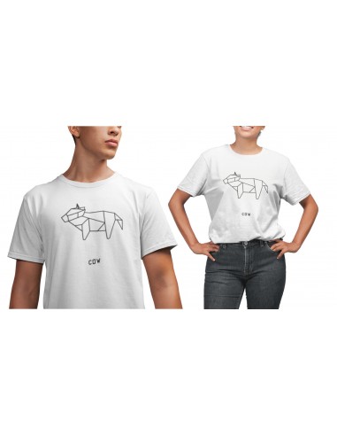 T-shirt ORIGAMI COW mucca