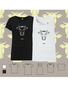 T-shirt ORIGAMI COW FACE...
