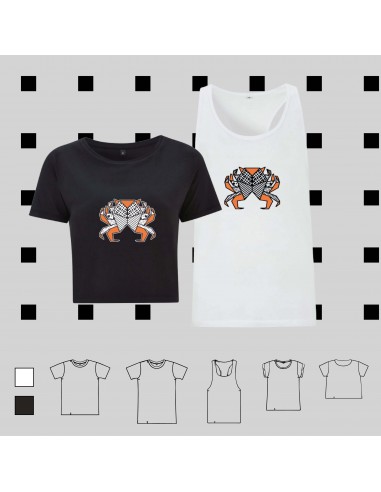 T-shirt ORIGAMI POP CRAB granchio