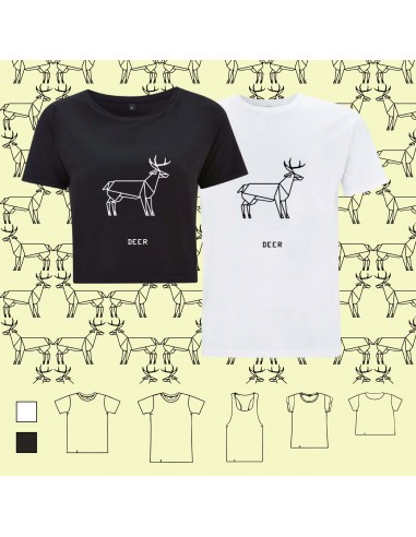 T-shirt ORIGAMI DEER cervo