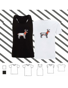 T-shirt ORIGAMI POP DEER cervo