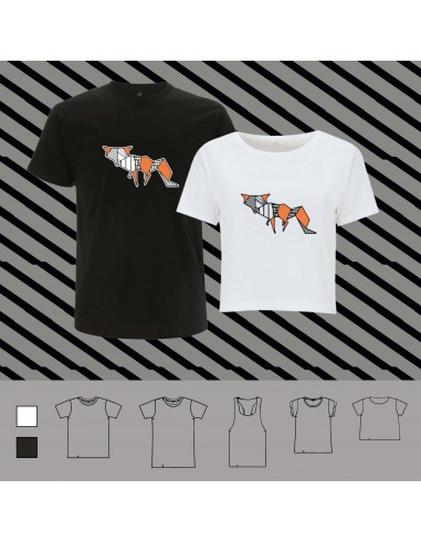 T-shirt ORIGAMI FOX POP