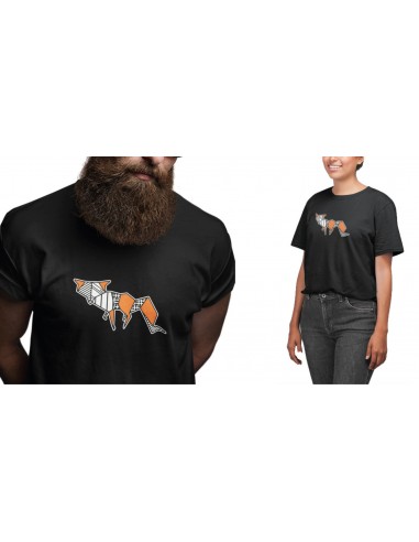 T-shirt ORIGAMI FOX POP