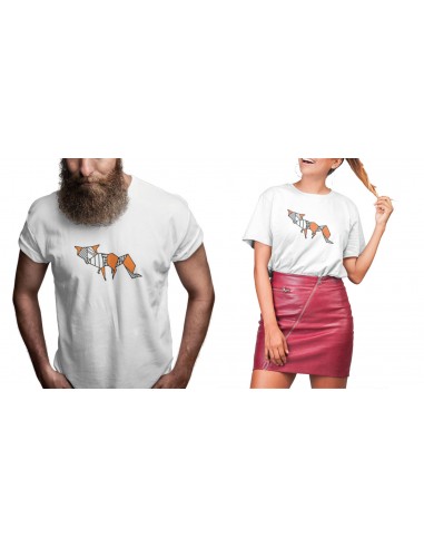 T-shirt ORIGAMI POP FOX volpe