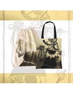 SHOPPER BAG GOLD TAROT OF...