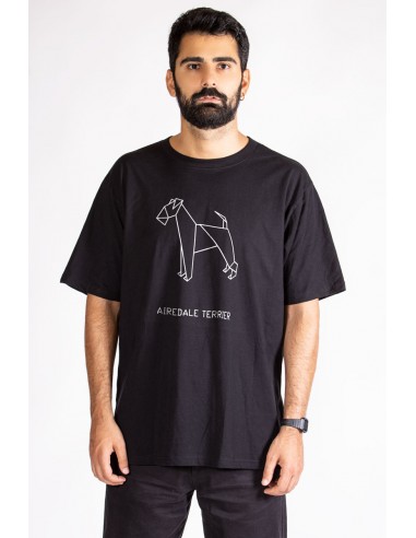 T-shirt Man Oversize ORIGAMI AIREDALE...