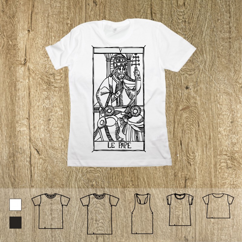 T-shirt TAROCCHI DI MARSIGLIA LE PAPE...