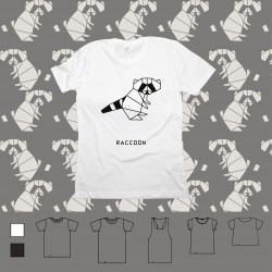 T-shirt ORIGAMI RACCOON...