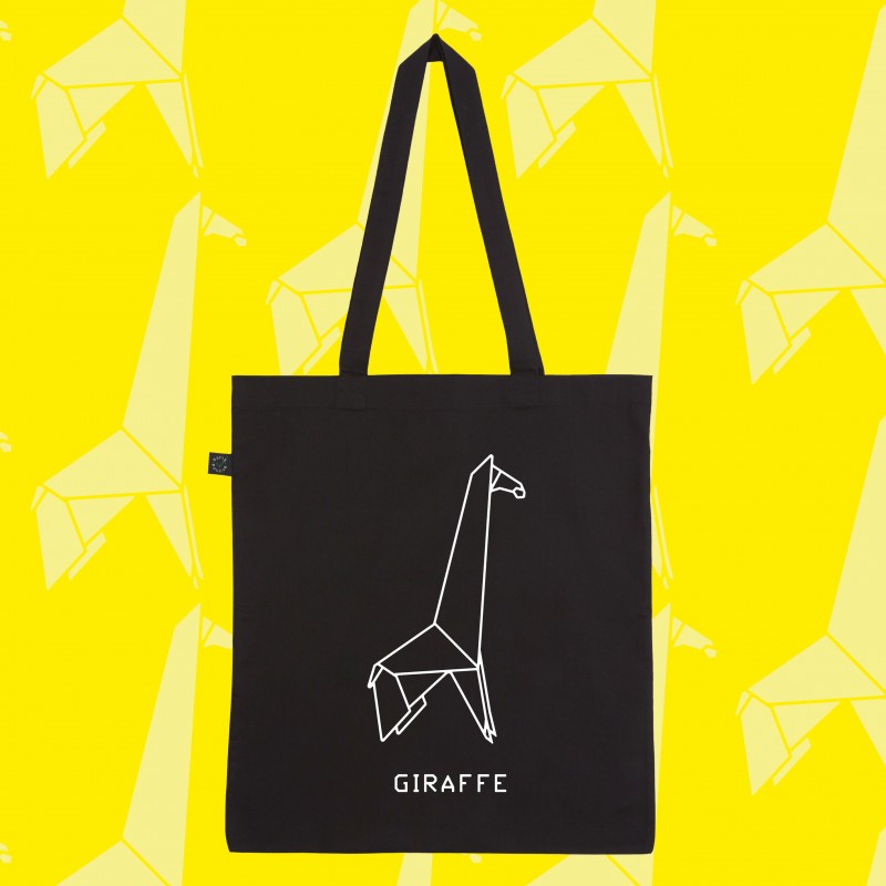 SHOPPER BAG ORIGAMI GIRAFFE