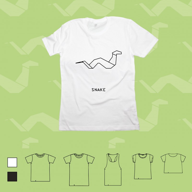 T-shirt ORIGAMI SNAKE